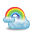 иконка weather, rainbow, погода, радуга,