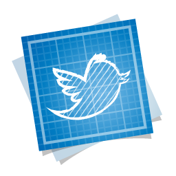 иконки blueprint, social, twitter, твиттер, план,