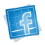 иконки blueprint, social, фейсбук, facebook, социальная сеть,
