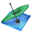 иконка kayak sprint, каяк, лодка, байдарка, спринт,