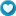 иконка heart, blue,
