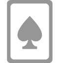 иконка card spades, пиковая карта, игральные карты,