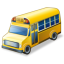 иконка school bus, школьный автобус, машина,