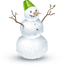 иконка snowman, снеговик, новый год,