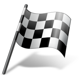 иконки auto racing, finish flag, финишный флаг,