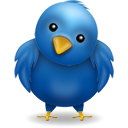 иконка twitter, твиттер, bird, птица, птичка,