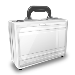 иконка briefcase, портфель, кейс, чемодан,