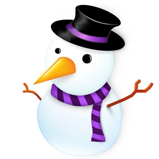 иконки Snowman, снеговик, новый год,