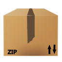 иконки Zip, Files, архив, коробка,