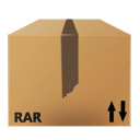 иконки Rar, Files, архив, коробка,