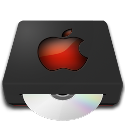 иконки DVD Drive, Apple, дисковод,