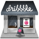 иконка dribbble, магазин, shop,