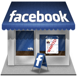 иконка Facebook, Shop, магазин, фейсбук,