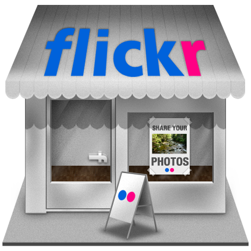 иконки flickr, магазин, shop,