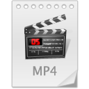 иконки  mp4, файл, формат, видео,