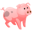 иконка Pig, свинья, животное, животные,