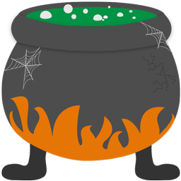 иконка bubbling cauldron, кипящий котел, хэллоуин, хеллоуин, halloween,