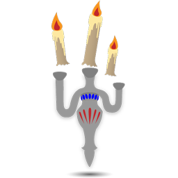 иконка floating candles, парящие свечи, подсвечник, хэллоуин,