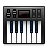иконка Audio MIDI, клавишные,