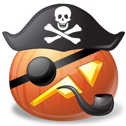 иконка PirateCaptain, пират, капитан, halloween, хэллоуин, тыква,