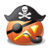 иконки PirateCaptain, пират, капитан, halloween, хэллоуин, тыква,
