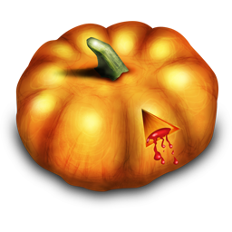 иконка Bloody Pumpkin, кровавая тыква, хэллоуин, halloween,
