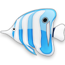 иконки bluefish, рыба, fish, рыбка,