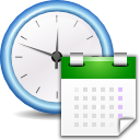 иконка system time, системное время, дата, календарь,