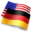 иконка config language, язык, языковые настройки, флаг, флаги, германия, США,