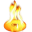 иконка serpentine, пламя, огонь,