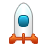 иконка ракета, rocket,