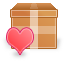 иконки Box, love, коробка, ящик, избранное, сердце,