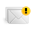 иконки Email, warning, письмо, почта, спам,