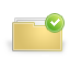 иконка Folder, verified, папка,