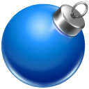 иконка ball blue, новогодний шар, игрушка, новый год, украшение,