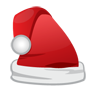 иконки Christmas Santa Cap, шляпа санты, новогодний колпак,