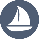 иконка парусник, sailboat,