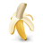 иконки банан, еда,