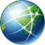 иконка global network, глобальная сеть, интернет,