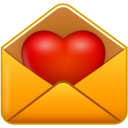 иконка признание, любовь, письмо, почта, email love,