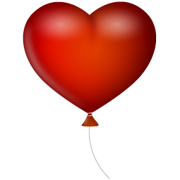 иконка воздушный шар, сердце, ballon,
