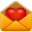 иконки признание, любовь, письмо, почта, email love,