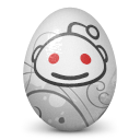 иконка reddit, яйцо,