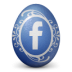 иконка facebook, яйцо,
