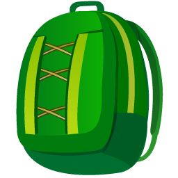 иконка рюкзак, портфель, походная сумка, backpack,