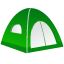 иконки палатка, путешествие, отдых, tent,