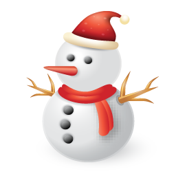 иконка снеговик, новый год, snowman,