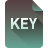иконки key, файл, формат, file,