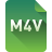 иконки m4v, файл, формат, file,