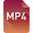 иконки mp4, файл, формат, file,